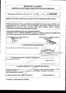 547 - ASP Cosenza