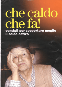 Page 1 Page 2 le abitudini ° È bene evitare di uscire nelle ore calde