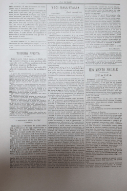Voci dall`Italia - Centro Studi Francesco Saverio Merlino