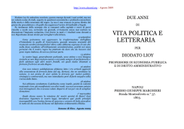 vita politica e letteraria
