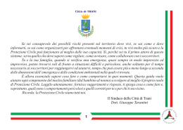 Opuscolo - Il Giornale della Protezione Civile