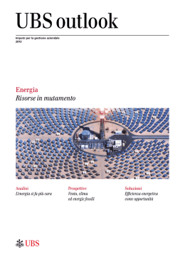 UBS outlook