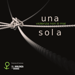 una sola - Comune di Crema