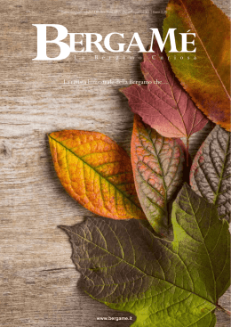 La rivista bimestrale della Bergamo che