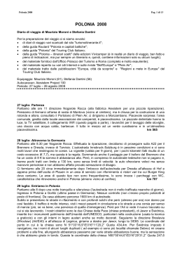 polonia 2008 - Camper e Avventure