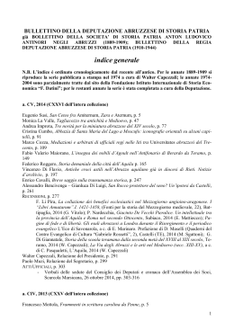 indici del bullettino dal 1889 al 2014