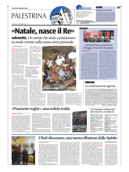 Pagina - Diocesi Palestrina