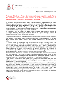 Festa del Tricolore - Comune di Reggio Emilia