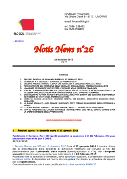 Notis News n°26 - Istituto Bolognesi