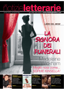 Catalogo Notizie Letterarie n. 623 Aprile 2009