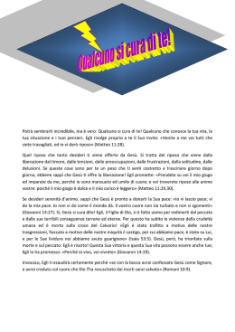 Potr&agrave; sembrarti incredibile, ma &egrave; vero: Qualcuno si cura di te