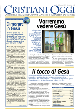 Vorremmo vedere Ges&ugrave; - Assemblee di Dio in Italia