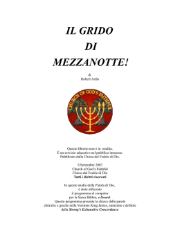 Leggete in formato PDF - Church of God`s Faithful