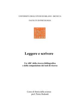 Leggere e scrivere - E