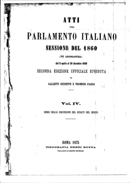 Indice dell`Attivit&agrave; Parlamentare