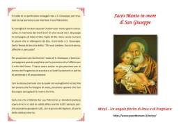 Mirys - Sacro Manto in onore di San Giuseppe - MiryS