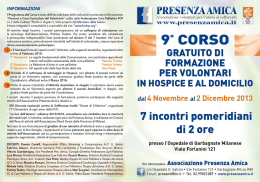 informazioni - Presenza Amica
