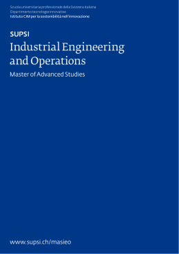 Industrial Engineering and Operations