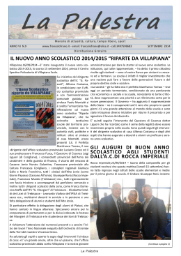 2014_09_01 – la Palestra - Franco Lofrano notizie sull`Alto Jonio
