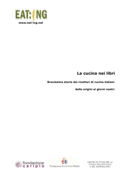 la cucina nei libri per pdf