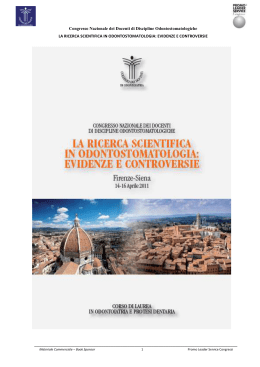 Congresso Nazionale dei Docenti di Discipline