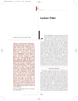 Lumen fidei - Edizioni Dehoniane