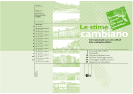 Le stime cambiano