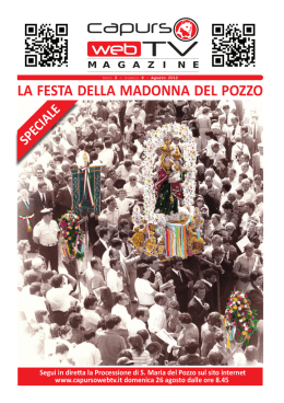 la festa della madonna del pozzo