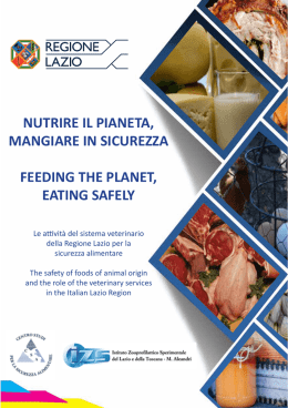 NUTRIRE IL PIANETA, MANGIARE IN SICUREZZA FEEDING THE
