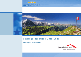 Catalogo dei criteri 2015–2020