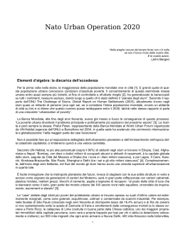 Nato Urban Operation 2020