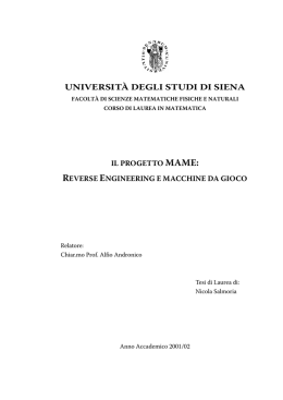 universit&agrave; degli studi di siena