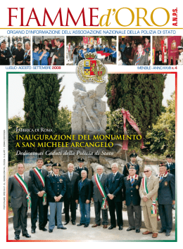 INAUGURAZIONE del MONUMENTO A SAN MICHELE
