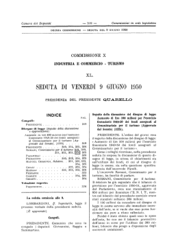 Resoconto stenografico delle Commissioni della I Legislatura