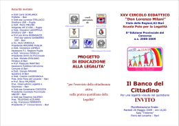 Opuscolo in stile classico - Ufficio Scolastico Provinciale