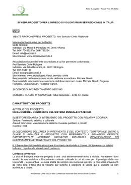 Nei luoghi del conoscere il sistema museale