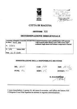 M ` 229 - Comune di Ragusa