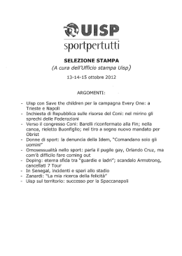 Scarica il pdf - Uisp intranet