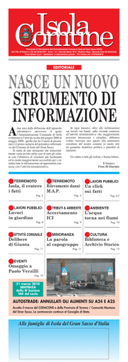 N. 1 Gennaio