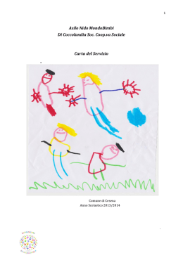 Scarica la Carta dei Servizi - Asilo Nido Mondobimbi Cesena