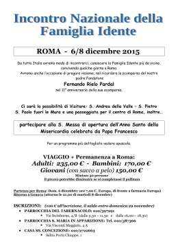 Famiglia Idente Roma dicembre 2015