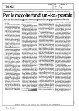 Sole24ore - Un francobollo