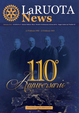 La Ruota News - rotaryreggiocalabriasud.it