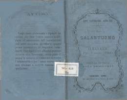 Il Galantuomo: Almanacco per l`anno 1866