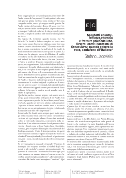 Stefano Jacoviello - Rivista dell`Associazione Italiana Studi Semiotici