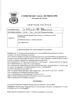 Documento - Comune di Casal di Principe