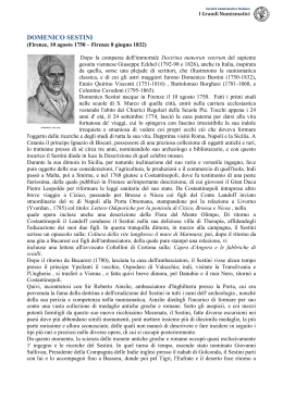 Sestini Domenico - Società Numismatica Italiana