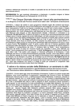 notiziario comunale - La rassegna stampa del Comune di Como