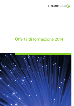 Offerta di formazione 2014