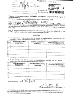 Documento acquisito mediante Sistema Com.Net